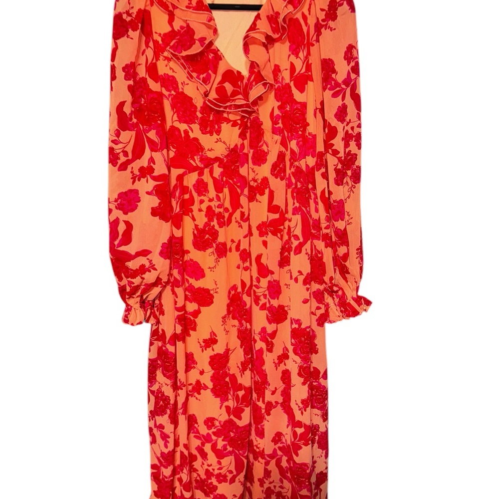 Floral Ruffle Dress - Picture 4 of 6